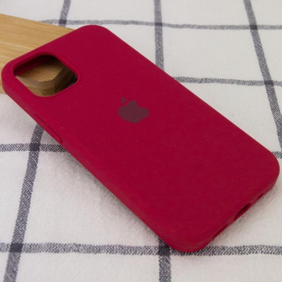 Чохол Silicone Case Full Protective (AA) для Apple iPhone 13 (6.1") Червоний / Rose Red