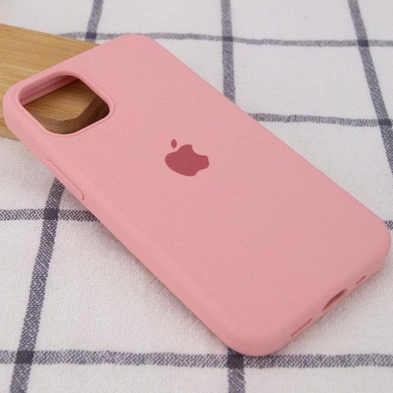 Чехол Silicone Case Full Protective (AA) Apple iPhone 13 (6.1") Розовый / Pink