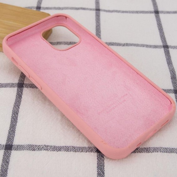 Чехол Silicone Case Full Protective (AA) Apple iPhone 13 (6.1") Розовый / Pink