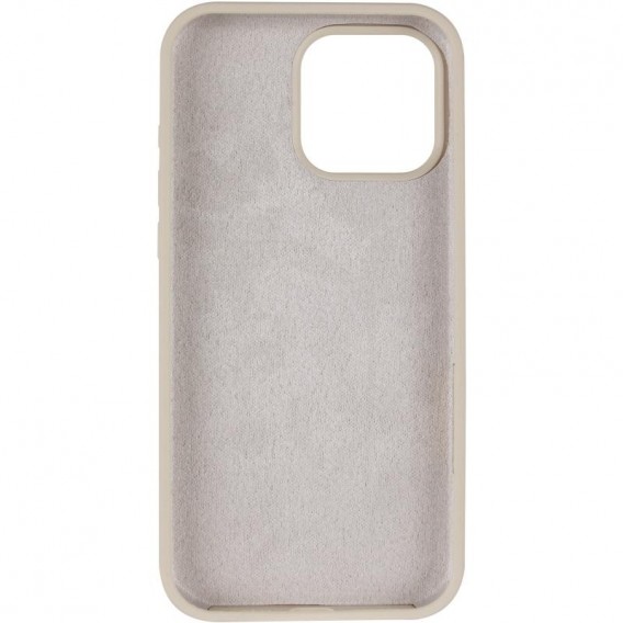 Чохол для iPhone 13 Pro Silicone Case Full Protective (Antique White)