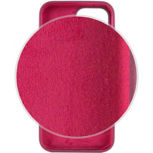 Чохол Silicone Case Full Protective (AA) для Apple iPhone 13 Pro (6.1") Бордовий / Plum - зображення 2 