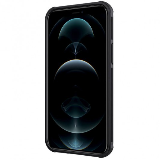Карбонова накладка Nillkin CamShield Pro для Apple iPhone 13 / 14 (6.1") Black - зображення 4 