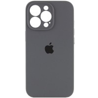 Чохол Silicone Case Full Camera Protective (AA) для Apple iPhone 13 Pro (6.1") Сірий / Dark Gray