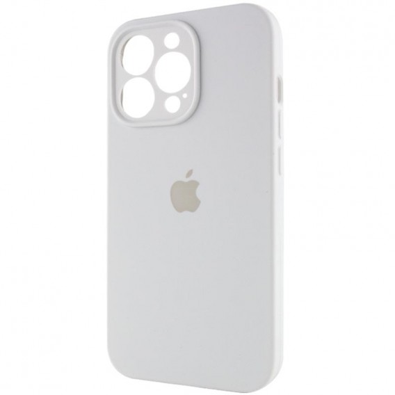 Чохол Silicone Case Full Camera Protective (AA) для Apple iPhone 13 Pro (6.1") Білий / White