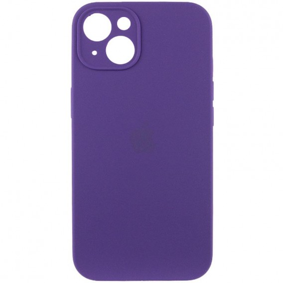 Чехол Silicone Case Full Camera Protective (AA) для Apple iPhone 13 (6.1") Фиолетовый / Amethyst