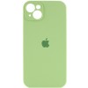 Чохол Silicone Case Full Camera Protective (AA) для Apple iPhone 13 (6.1") М'ятний / Mint