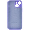 Чохол Silicone Case Full Camera Protective (AA) для Apple iPhone 13 (6.1") Бузковий / Dasheen