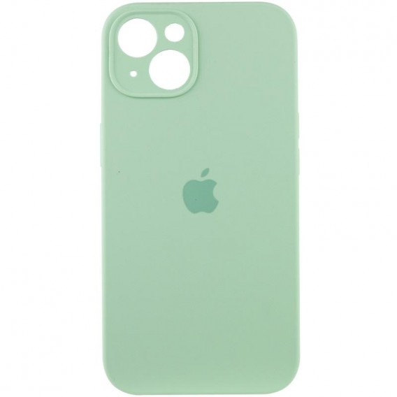 Чехол Silicone Case Full Camera Protective (AA) Apple iPhone 13 (6.1") Зеленый / Pistachio