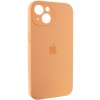 Чохол Silicone Case Full Camera Protective (AA) для Apple iPhone 13 (6.1") Помаранчевий / Cantaloupe