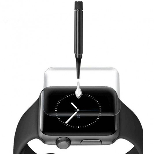 Захисне 3D скло Mocolo з УФ лампою для Apple watch Series 7/8 (41mm) Прозорий - зображення 1 