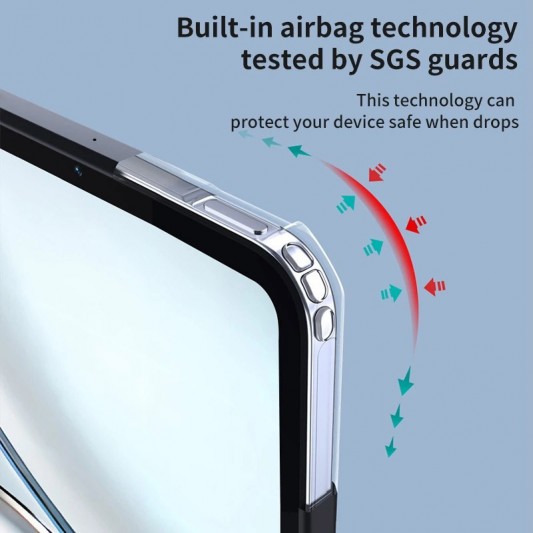 TPU+PC чохол Xundd c посиленими кутами для Apple iPad Mini 6 (8.3") (2021) (2024) Чорний - зображення 3 
