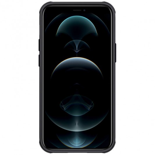 Карбонова накладка Nillkin CamShield Pro Magnetic для Apple iPhone 14/13 (6.1") Black - зображення 1 