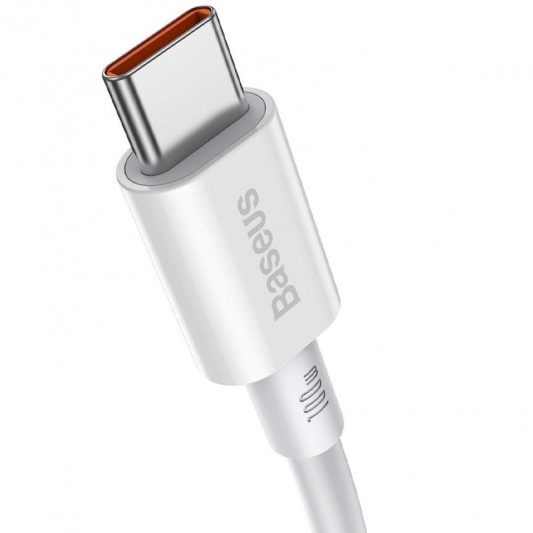 Дата кабель Baseus Superior Series Fast Charging Type-C to Type-C PD 100W (1m) (CATYS-B) Білий - зображення 1 