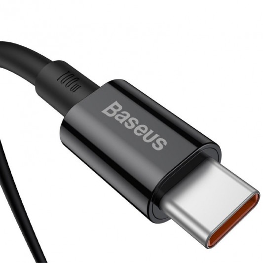 Дата кабель Baseus Superior Series Fast Charging Type-C to Type-C PD 100W (2m) (CATYS-C) Чорний - зображення 1 