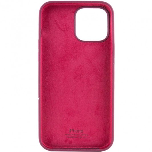 Чохол Silicone Case Full Protective (AA) для Apple iPhone 14 Pro Max (6.7") Бордовий / Plum - зображення 1 