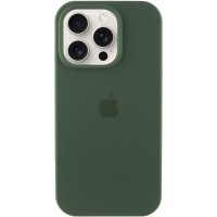 Чехол Silicone Case Full Protective (AA) для Apple iPhone 14 Pro Max (6.7") Зеленый / Cyprus Green