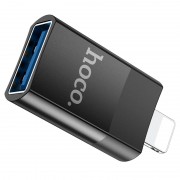 Перехідник Hoco UA17 Lightning Male to USB Female USB2.0  Чорний