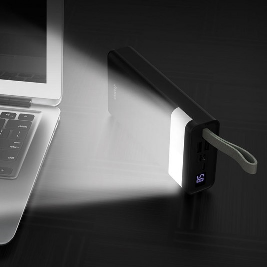 Портативний ЗП Power Bank Hoco J73 30000 mAh Чорний - зображення 2 