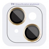 Захисне скло Metal Classic на камеру (у упак.) для Apple iPhone 14 (6.1") / 14 Plus (6.7") Золотий / Gold Захисне скло Metal Classic на камеру (у упак.) для Apple iPhone 14 (6.1") / 14 Plus (6.7") Золотий / Gold