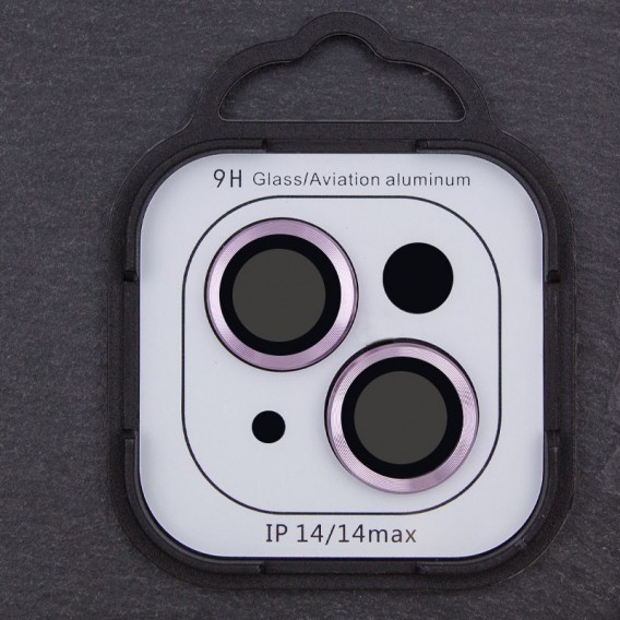 Захисне скло Metal Classic на камеру (у упак.) для Apple iPhone 14 (6.1") / 14 Plus (6.7") Фіолетовий / Purple