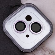 Захисне скло Metal Classic на камеру (у упак.) для Apple iPhone 14 (6.1") / 14 Plus (6.7") Фіолетовий / Purple