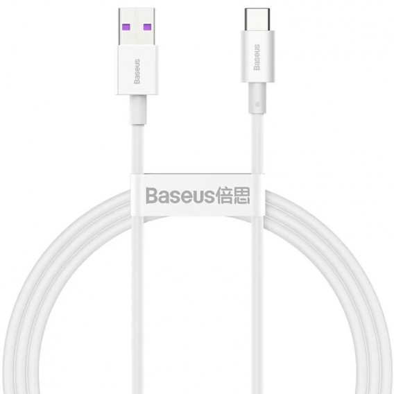 Дата кабель Baseus Superior Series Fast Charging USB to Type-C PD 66W (2m) (CATYS-A) Білий