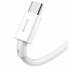 Дата кабель Baseus Superior Series Fast Charging USB to Type-C PD 66W (2m) (CATYS-A) Білий