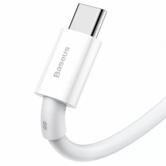 Дата кабель Baseus Superior Series Fast Charging USB to Type-C PD 66W (2m) (CATYS-A) Білий - зображення 1 