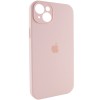 Чохол Silicone Case Full Camera Protective (AA) для Apple iPhone 14 (6.1") Рожевий / Pink Sand