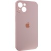 Чохол Silicone Case Full Camera Protective (AA) для Apple iPhone 14 (6.1") Рожевий / Chalk Pink