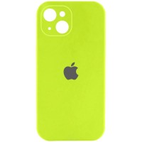 Чохол Silicone Case Full Camera Protective (AA) для Apple iPhone 14 (6.1") Кислотно-зелений / Acid Green