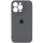 Чохол Silicone Case Full Camera Protective (AA) для Apple iPhone 14 Pro (6.1") Сірий / Dark Gray