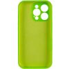 Чохол для iPhone 14 Pro Silicone Case Full Protective (Acid Green)
