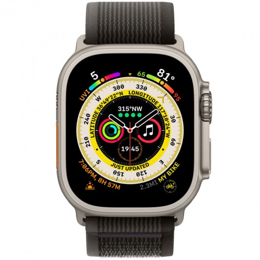 Ремінець Trail Loop для Apple Watch 42(ser.1-3)/44/45/46/49mm (m/l) Black / Grey - зображення 1 