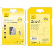 Карта пам'яті Usams US-ZB119 (TF High Speed Card) microSDHC Class 10 - 64GB (з адаптером) Yellow