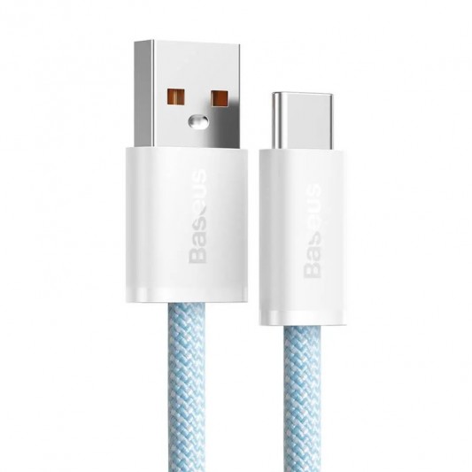 Дата кабель Baseus Dynamic Series USB to Type-C 100W (1m) (CALD000616) Blue - зображення 1 