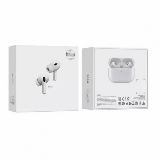 Бездротові TWS навушники Hoco EW51 ANC White - зображення 4 