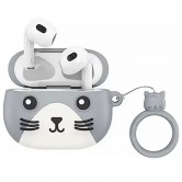 Бездротові TWS навушники Hoco EW46 Cat Face Case Mysterious Cat Бездротові TWS навушники Hoco EW46 Cat Face Case Mysterious Cat