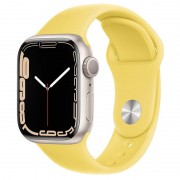 Ремешок Hoco WA01 Flexible series Apple watch (42/44/45/49mm) Light Lemon