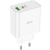 Блок питания Hoco C113A Awesome PD65W (1USB-A/1C) White