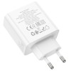 Блок питания Hoco C113A Awesome PD65W (1USB-A/1C) White