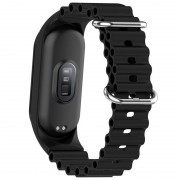 Ремінець Ocean Band для Xiaomi Mi Band 3/4/5/6/7 Чорний / Black