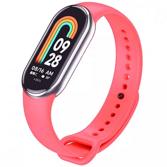 Силіконовий ремінець для Xiaomi Mi Band 8/9/10 Рожевий / Hot Pink