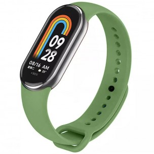 Силиконовый ремешок для Xiaomi Mi Band 8/9/10 Зеленый / Olive