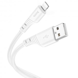 Дата кабеля Hoco X97 Crystal color USB to Lightning (1m) White
