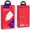 Блок питания Hoco C80A Plus Rapido PD20W+QC3.0 (1USB-A/1C) White
