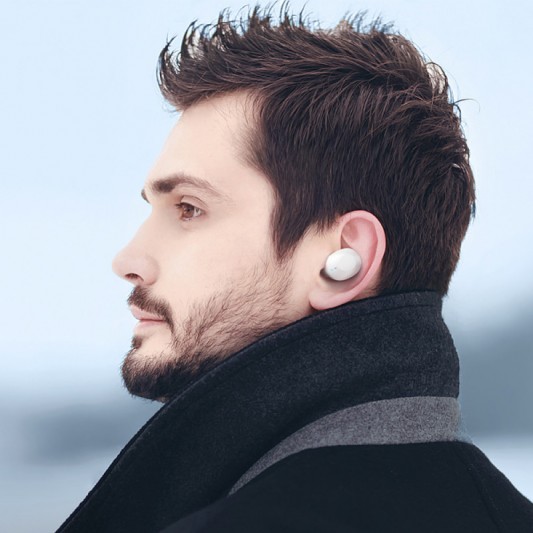Бездротові TWS навушники Hoco EQ3 Smart White - зображення 3 