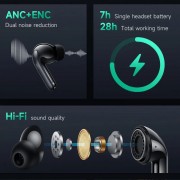 Бездротові TWS навушники Hoco EQ5 Energy Black