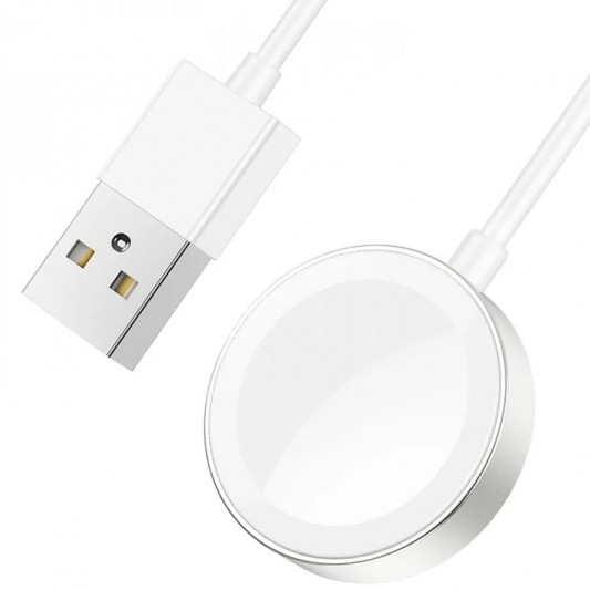БЗП Hoco CW39 Wireless charger for iWatch (USB) White - зображення 3 