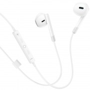 Стерео навушники Hoco M109 Pure joe (3.5mm/1.2m) White